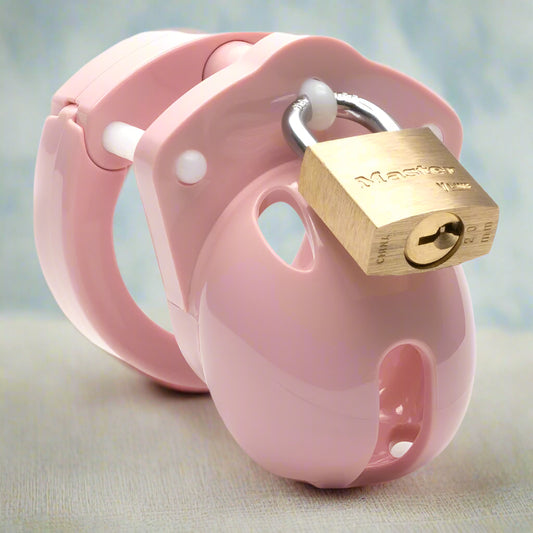 Cockcage Mini-Me Pink Chastity Cage – Secure Male Lock