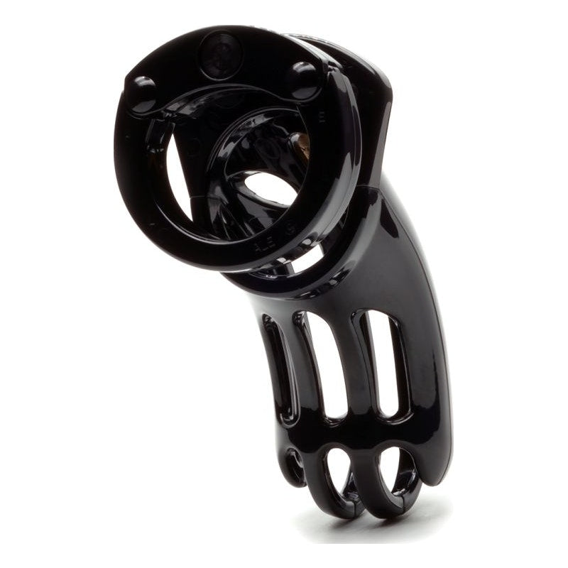 Cockcage The Curve Black Chastity Cage – Secure Male Lock
