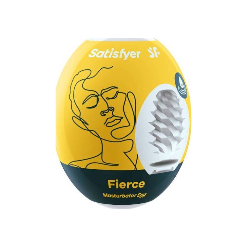 Satisfyer Masturbator Egg Fierce Yellow