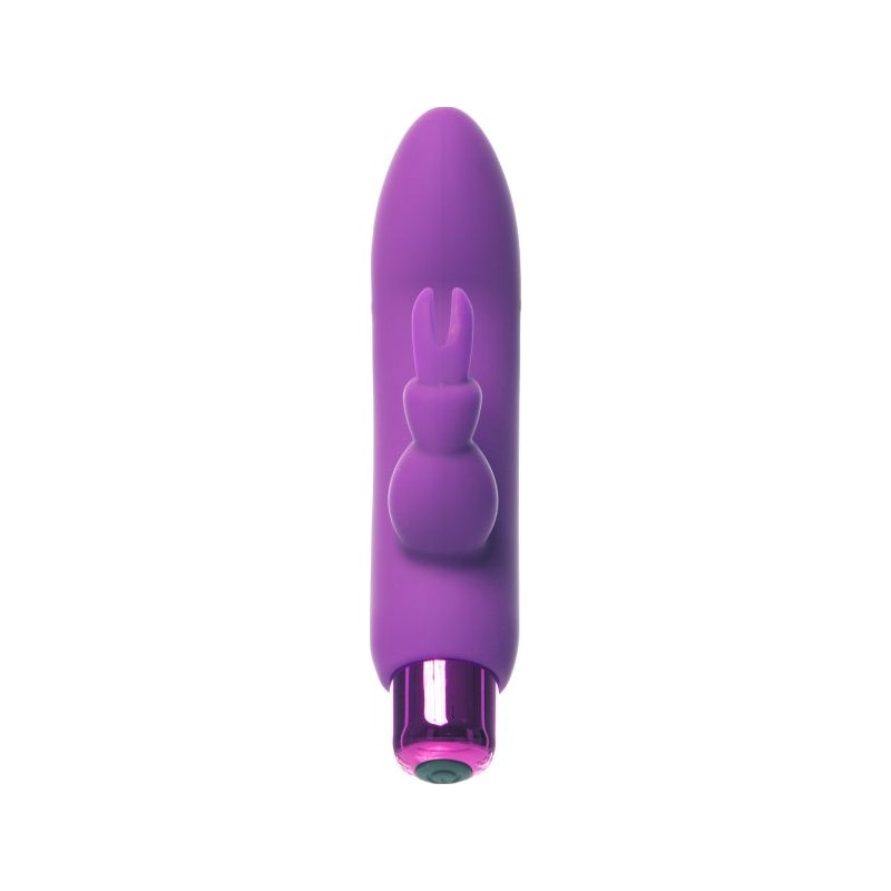 Alices Bunny Rechargeable Bullet w Rabbit Sleeve Purple Purple