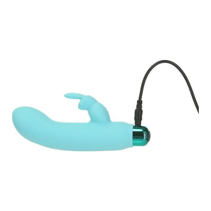 Alices Bunny Rechargeable Bullet w Rabbit Sleeve Teal Teal