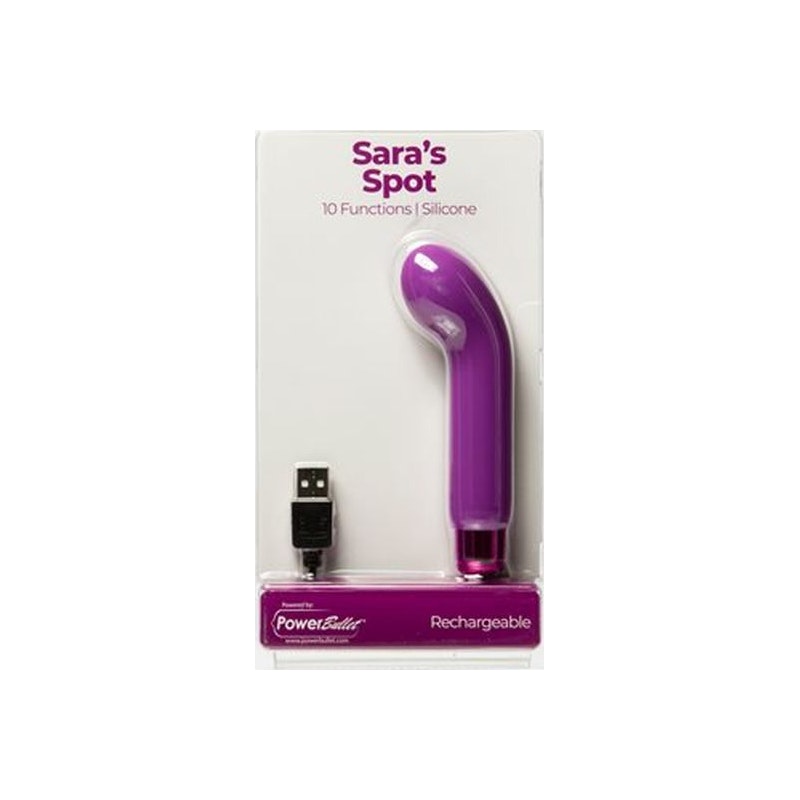 Power Bullet Sara’s Spot Vibrator Purple Purple