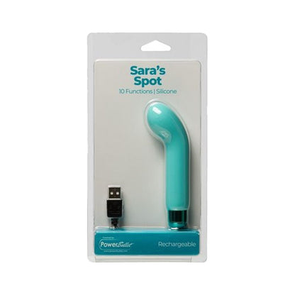 Power Bullet Sara’s Spot Vibrator Teal Teal