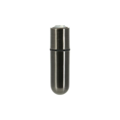 Power Bullet First Class 6cm Rechargeable w Crystal Gun Metal Gun Metal