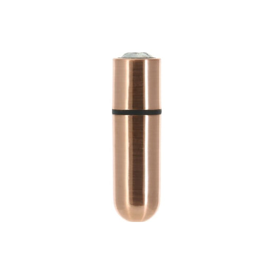 Power Bullet First Class 6cm Rechargeable w Crystal Rose Gold Rose Gold