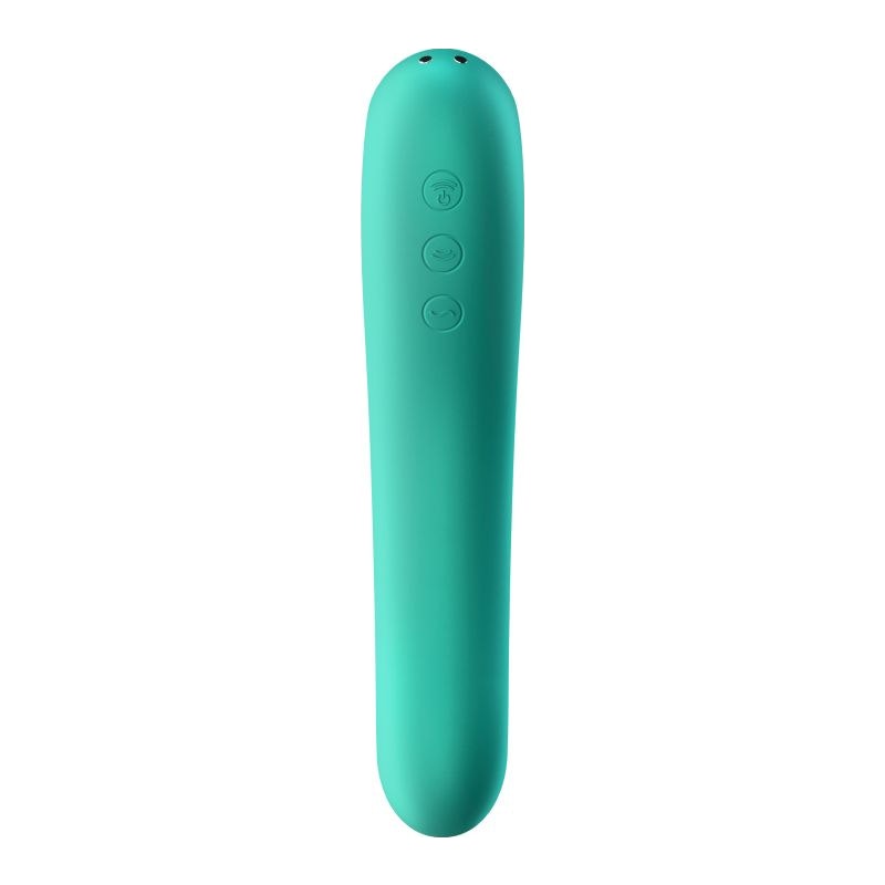 Satisfyer Dual Kiss Green Teal