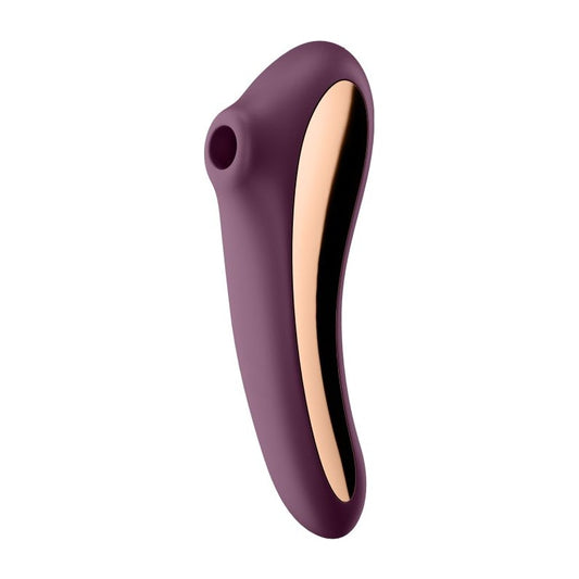 Satisfyer Dual Kiss Wine Red Purple