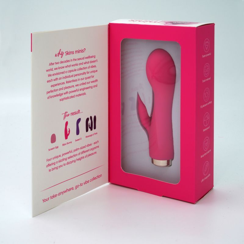 Skins Minis Vibrator The Bijou Bunny Pink