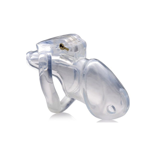 Clear Captor Chastity Cage Medium Clear