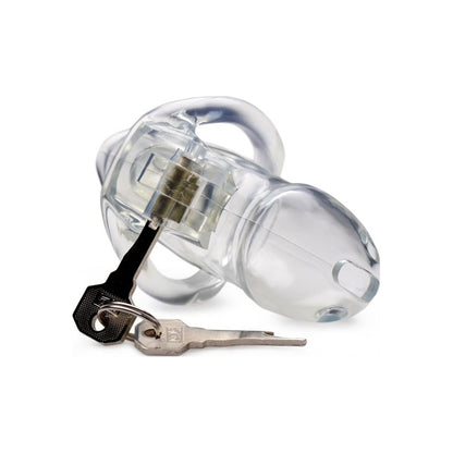 Clear Captor Chastity Cage Small Clear