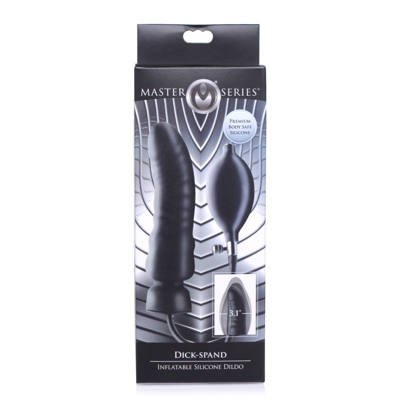 Master Series Dick Spand Inflatable Silicone Dildo | The Love Shop