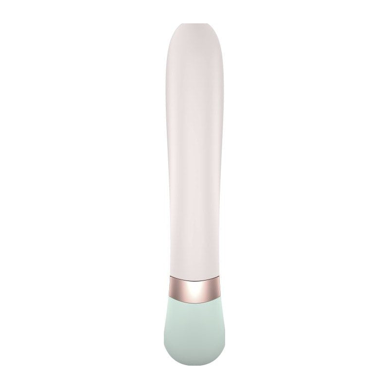 Satisfyer Heat Wave Connect App Warming Rabbit Vibrator Mint Green