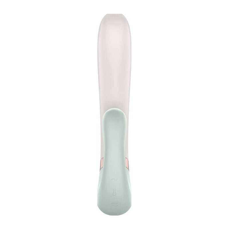 Satisfyer Heat Wave Connect App Warming Rabbit Vibrator Mint Green