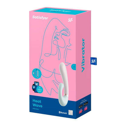 Satisfyer Heat Wave Connect App Warming Rabbit Vibrator Mint Green