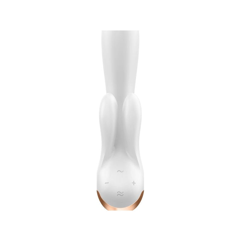 Satisfyer Double Flex App Rabbit Vibrator White White