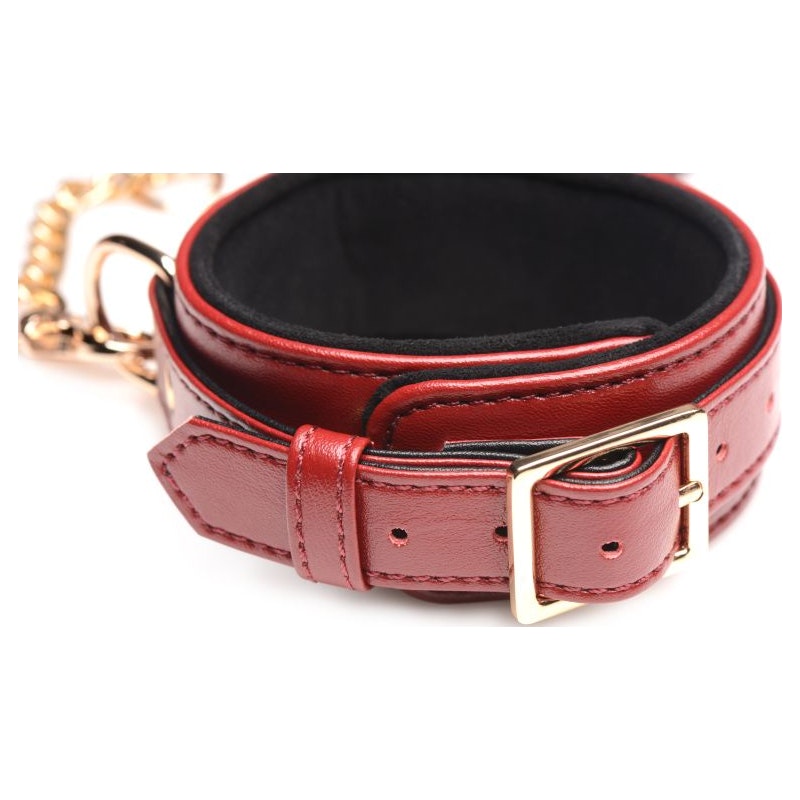 Bondage Restraints 6 Piece Set by Master Series in Burgundy