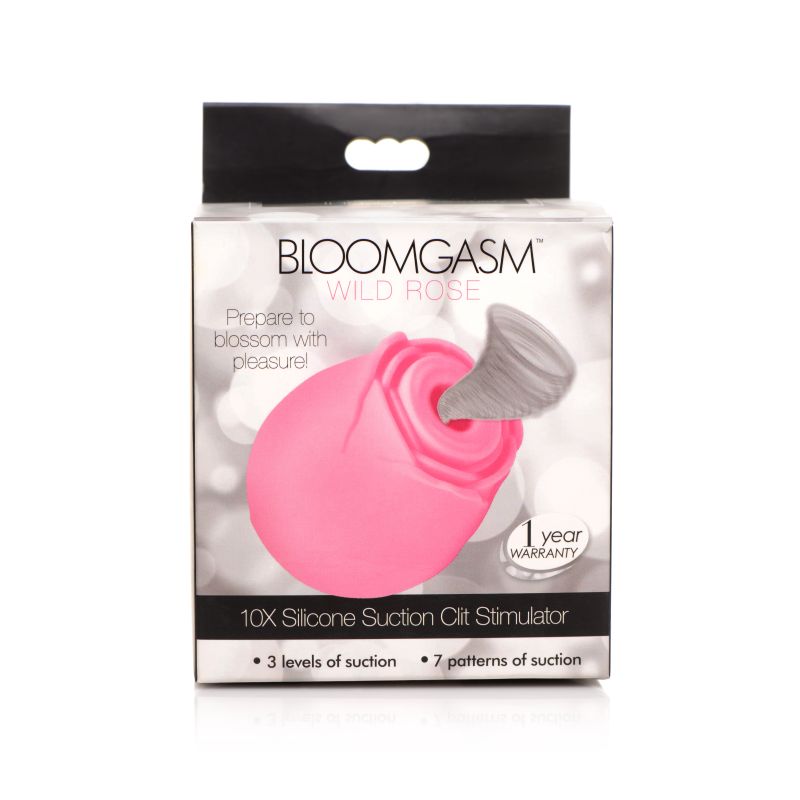 10X Wild Rose Silicone Suction Stimulator Pink