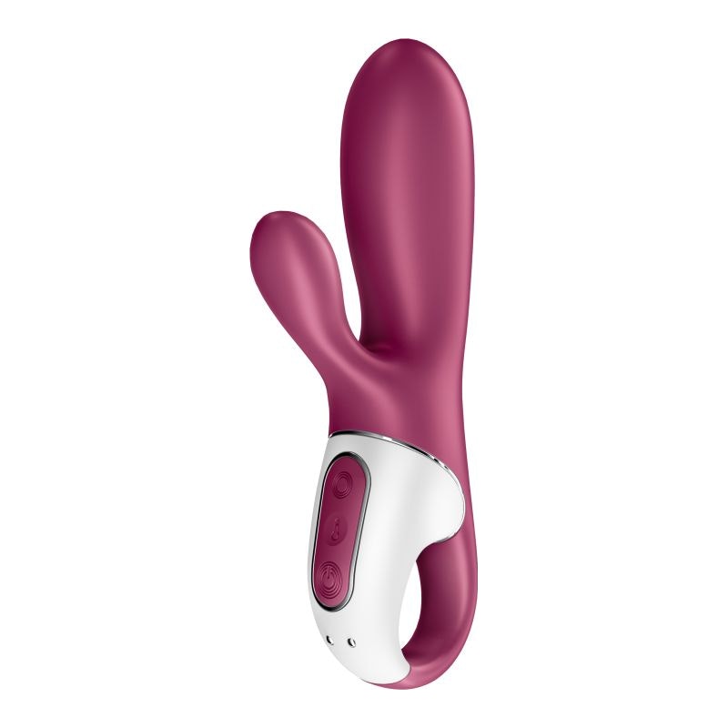 Satisfyer Hot Bunny Connect App Warming Vibrator Burgundy