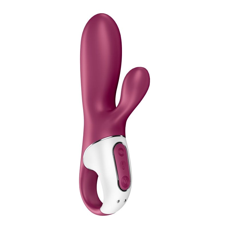 Satisfyer Hot Bunny Connect App Warming Vibrator Burgundy