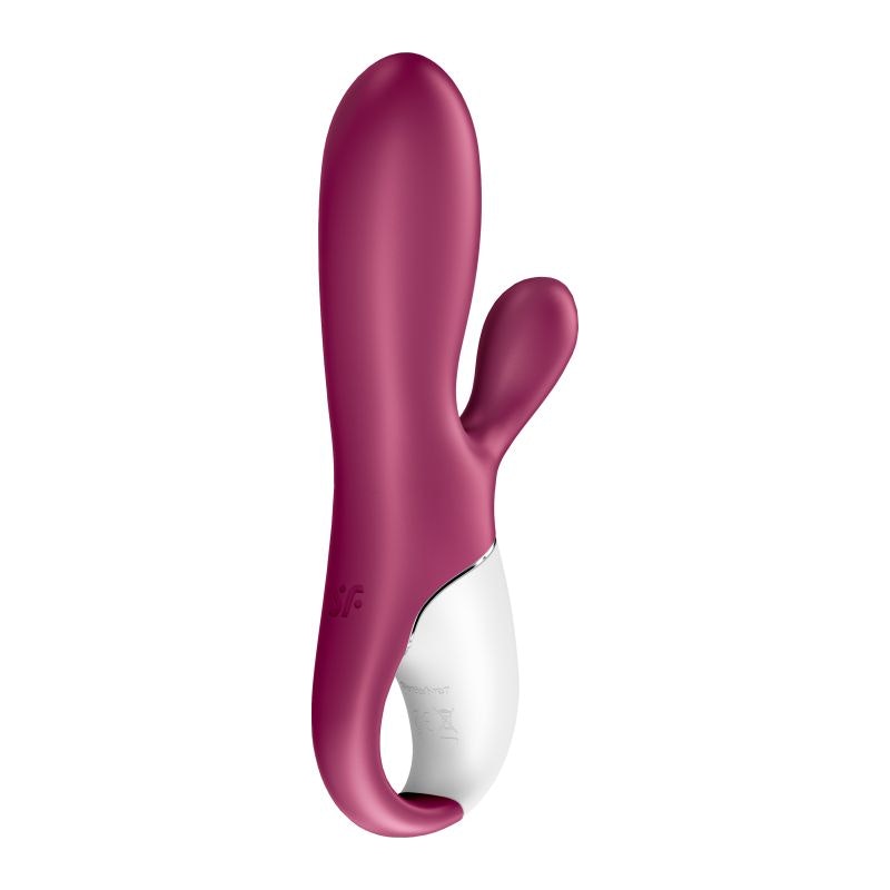 Satisfyer Hot Bunny Connect App Warming Vibrator Burgundy