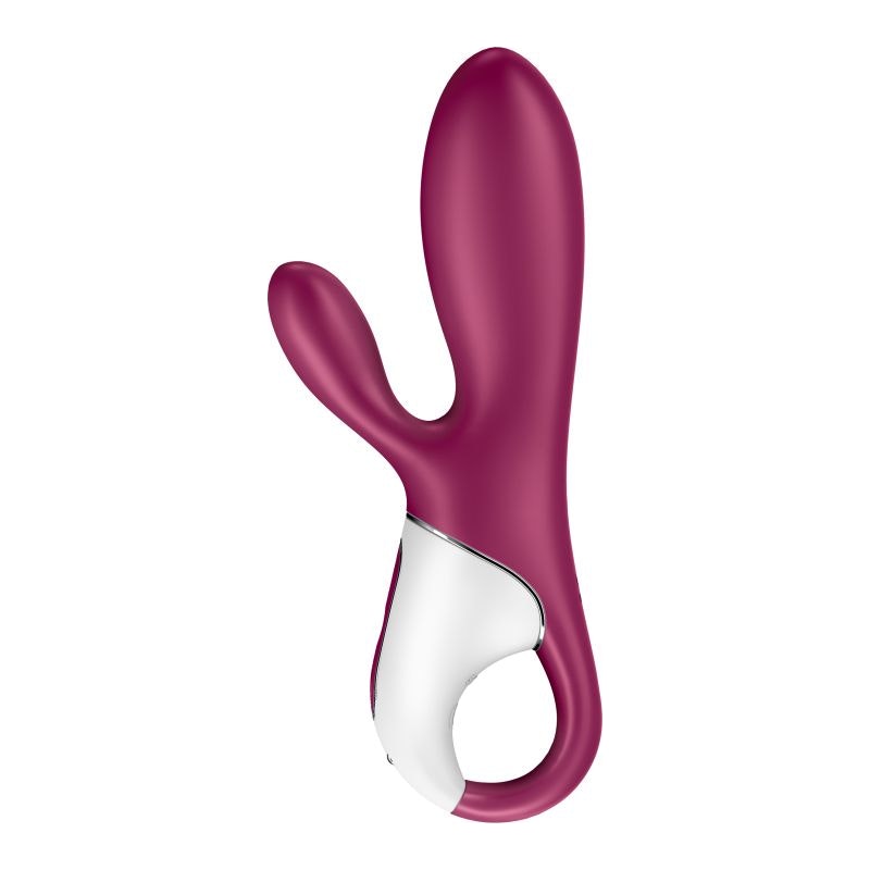 Satisfyer Hot Bunny Connect App Warming Vibrator Burgundy