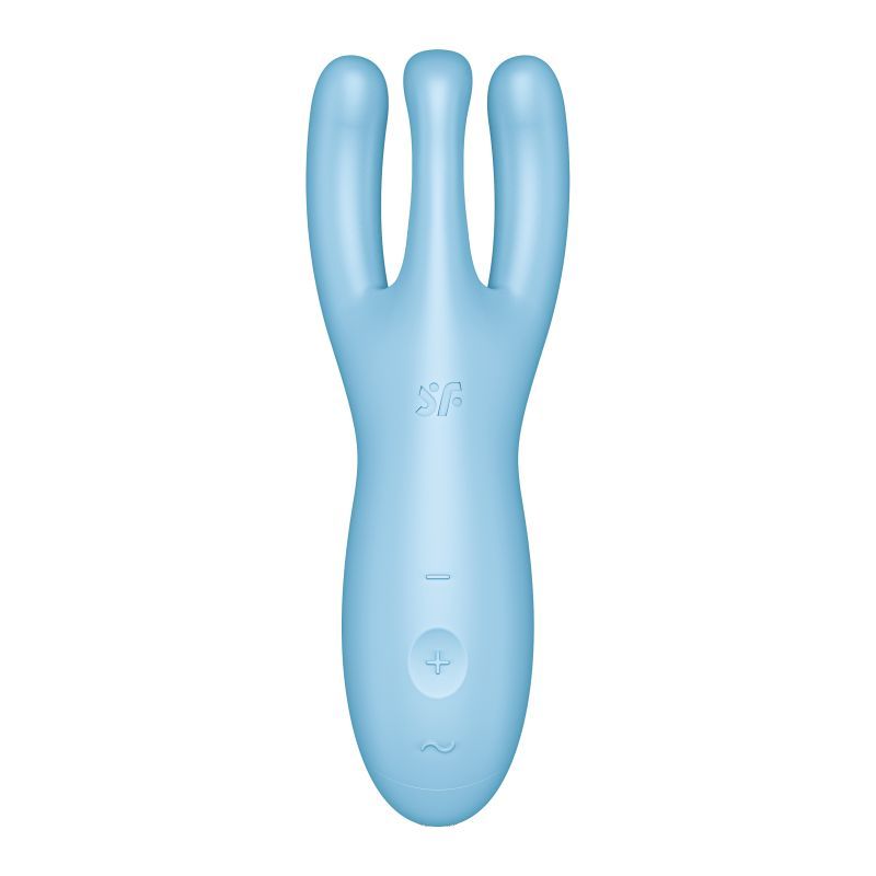 Satisfyer Threesome 4 Connect App Layon Vibrator Blue