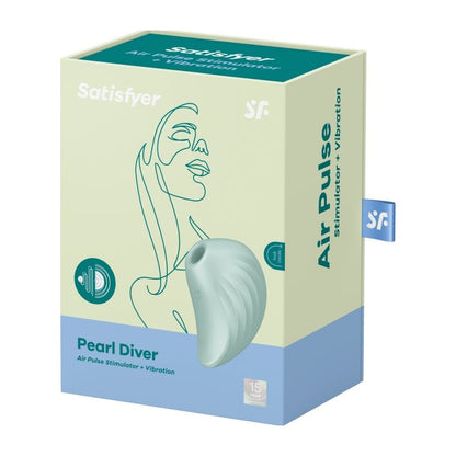 Satisfyer Pearl Diver Air Pulse Simulator Mint Green