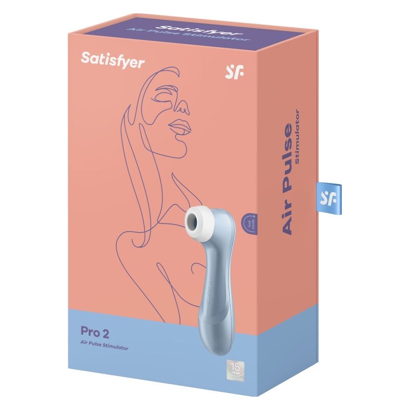 Satisfyer Pro 2 G2 Air Pulse Clitoral Stimulator Blue