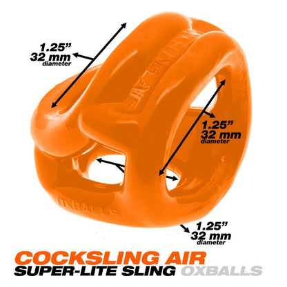 Original Lite Cocksling Air Orange One Size OxBalls