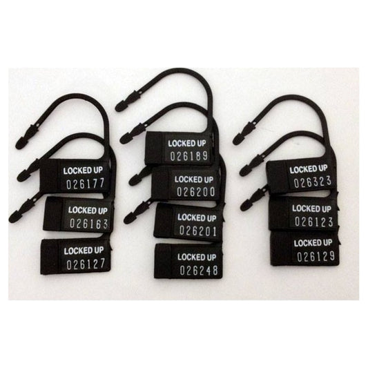 Cockcage Plastic Locks 10pc Black