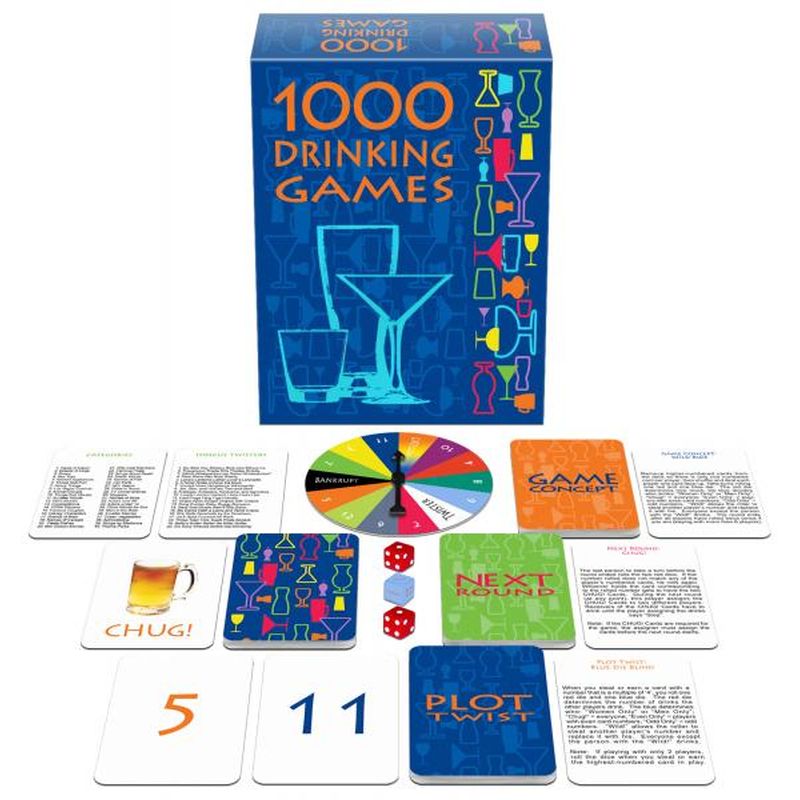 1000 Adult Drinking Games Combines Classic and New Games