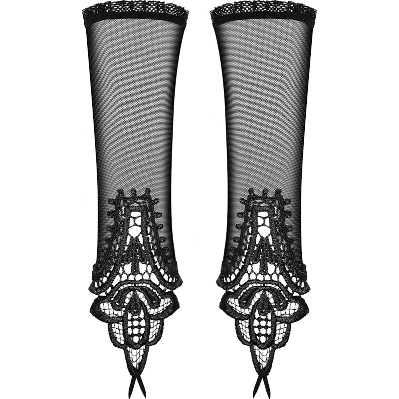 Luiza Gloves One Size Black - Seductive Lace Handplay