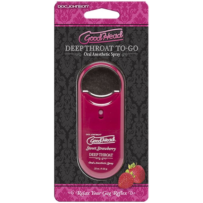 GoodHead To-Go Deep Throat Spray Sweet Strawberry 9ml