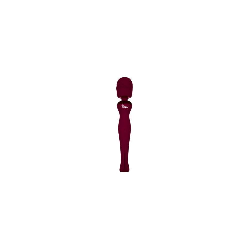 Viben Sultry Rechargeable Wand Massager Ruby Burgundy