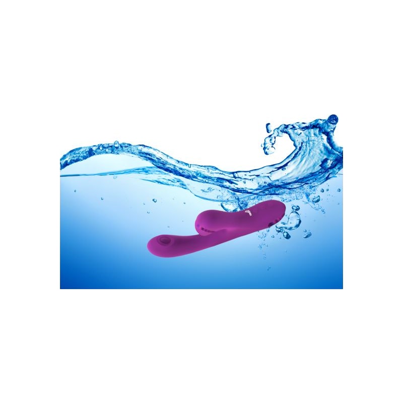 Viben Dazzle Rechargeable Thumping Rabbit Berry Purple