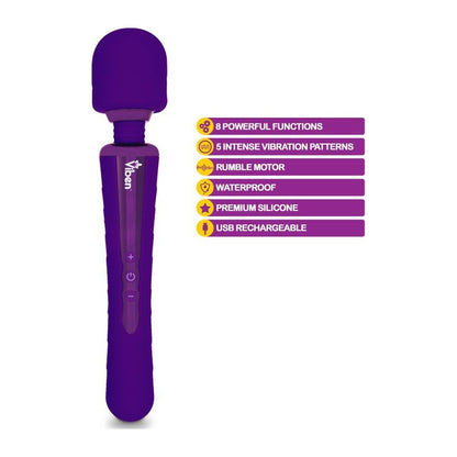 Viben Obsession Rechargeable Wand Massager Violet Violet