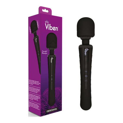 Viben Obsession Rechargeable Wand Massager Black Black