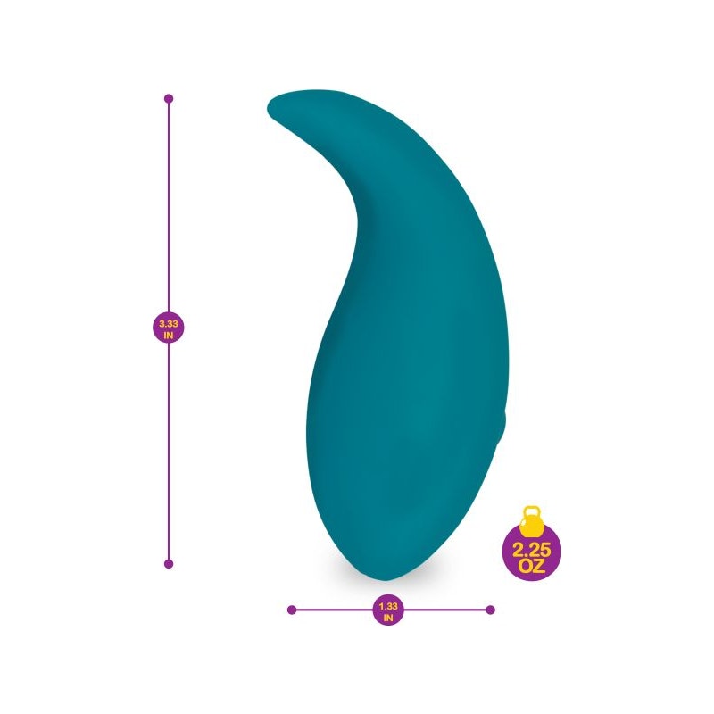 Viben Elated Pinpoint Rechargeable Vibe – Ocean Aqua