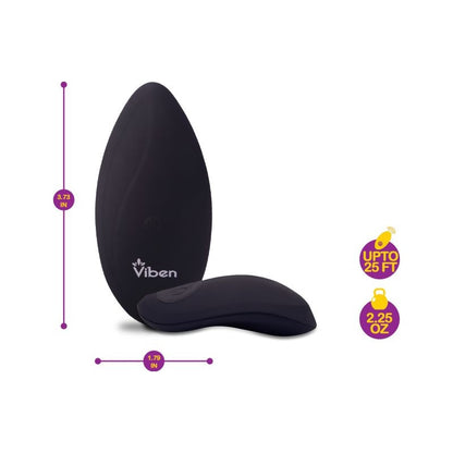 Viben Racy Multi Function Panty Vibe w Remote Black