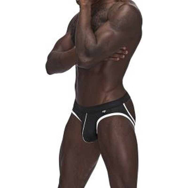 Male Power Sport Mesh Jock Black Small/Medium