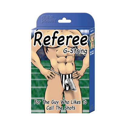 Referee Novelty G-String Black One Size Black