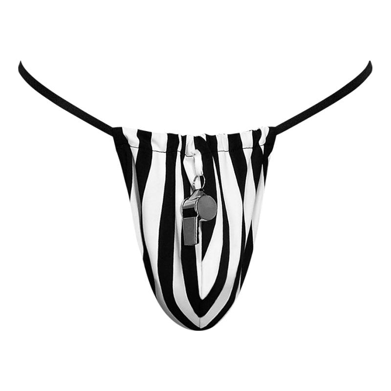 Referee Novelty G-String Black One Size Black by Male Power