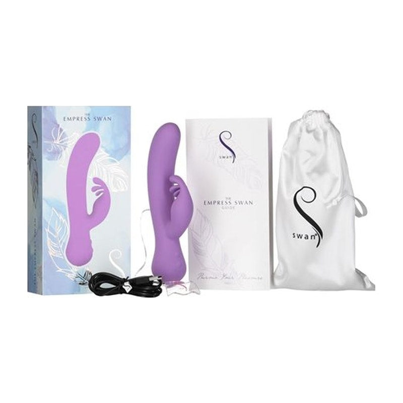 Empress Swan Rabbit Vibrator Lilac