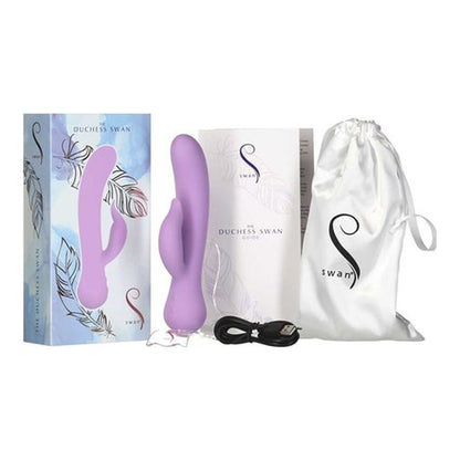 Duchess Swan Rabbit Vibrator Lilac