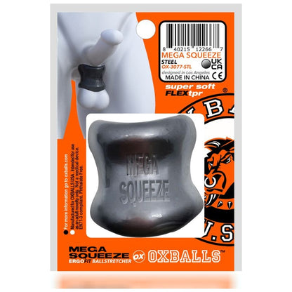 Mega Squeeze Ergofit Ball Stretcher Steel One Size Grey