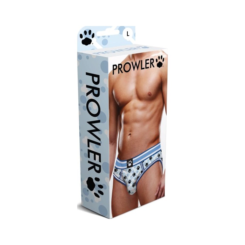 Prowler Blue Paw Open Back Brief Medium Blue