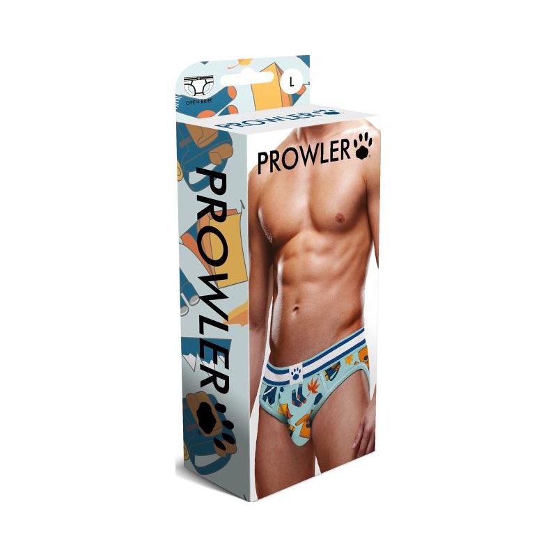 Prowler Autumn Open Back Brief Large Blue