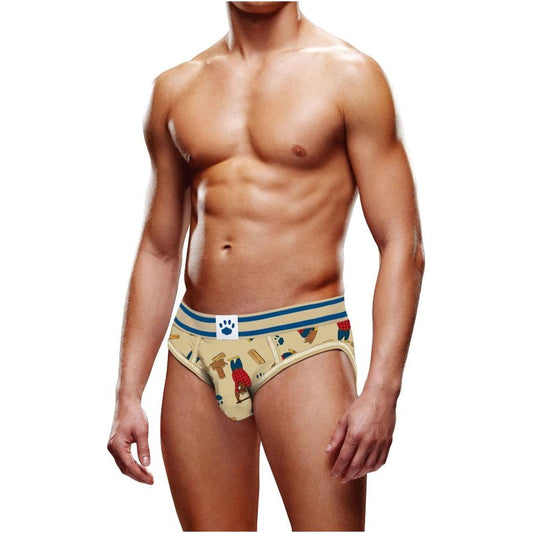 Prowler Lumberbear Open Back Brief Small Blue