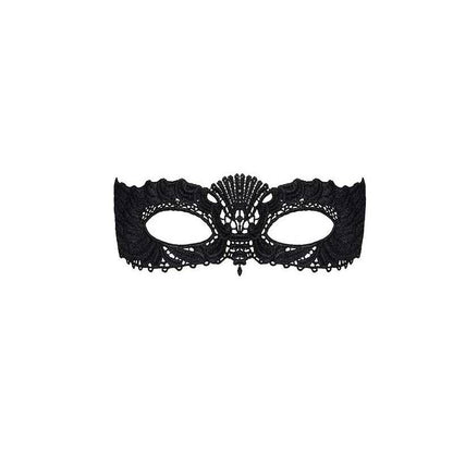 A700 Black Mask with Ribbon Tie One Size