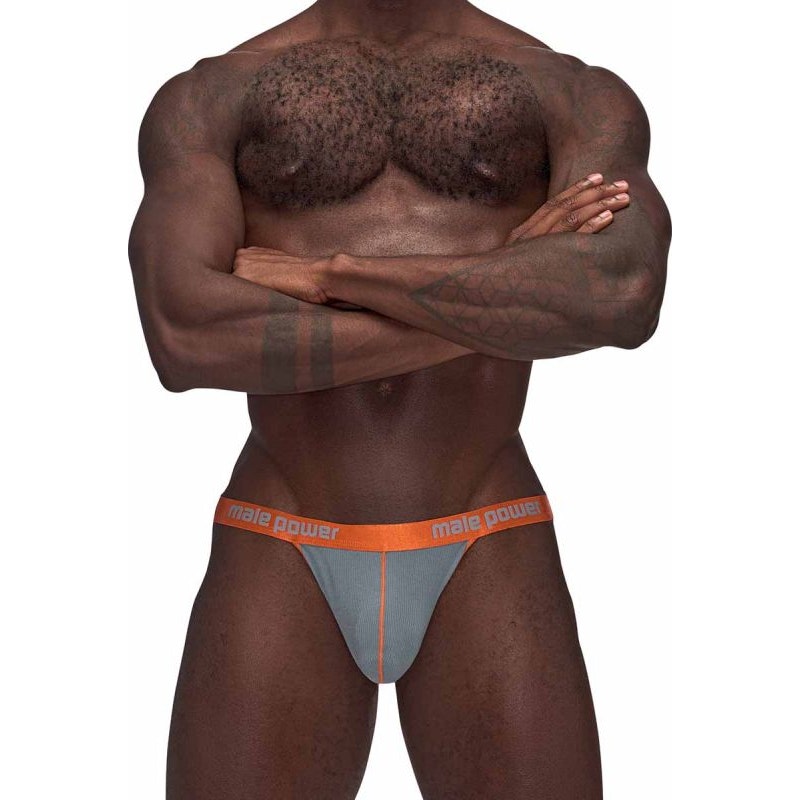 Male Power Casanova Uplift Jock Grey Large/Extra Large